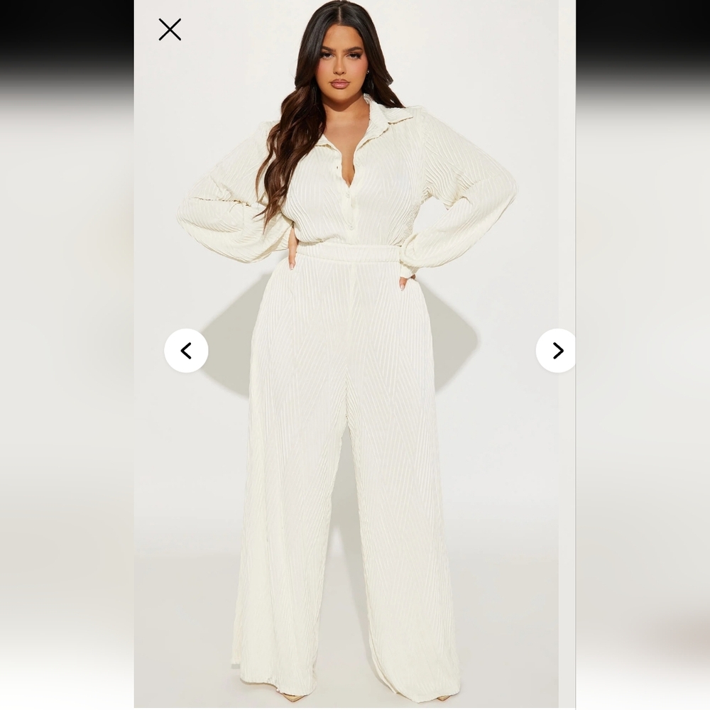 Fashion Nova Women's XL Outside The Lines Jumpsuit NEW